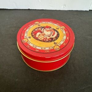 Tin Christmas Coaster Set